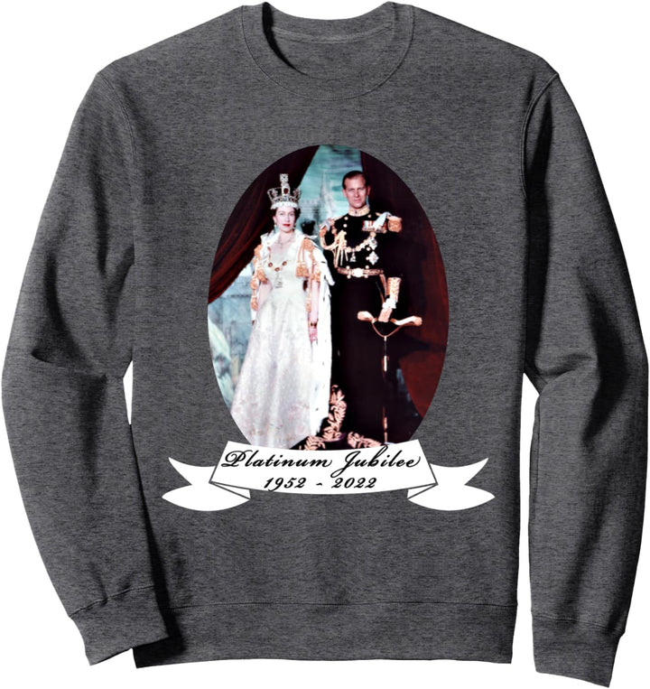 Vintage Queens Krönung Platinjubiläum 70. Feiern Sweatshirt