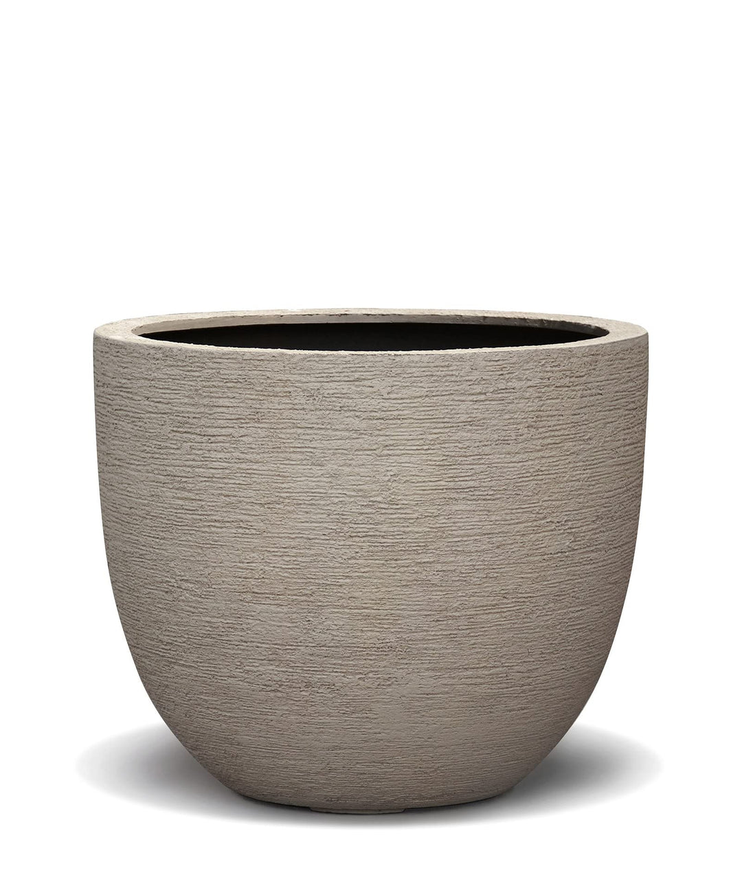 ESCHBACH® Pflanzkübel Egg Pot 60 Sabbia Beige Rund XL * 55 x 55 x 46 cm * 10 Jahre Garantie 55x55x46