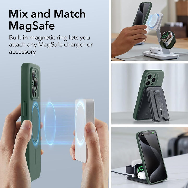 ESR für iPhone 15 Pro Max Hülle, Kompatibel mit MagSafe, Unterstützt Magnetisch Laden, Dünne für iPh