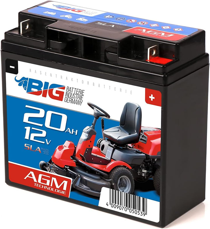 BIG Professional Garden AGM 12V 20Ah für Rasenmäher