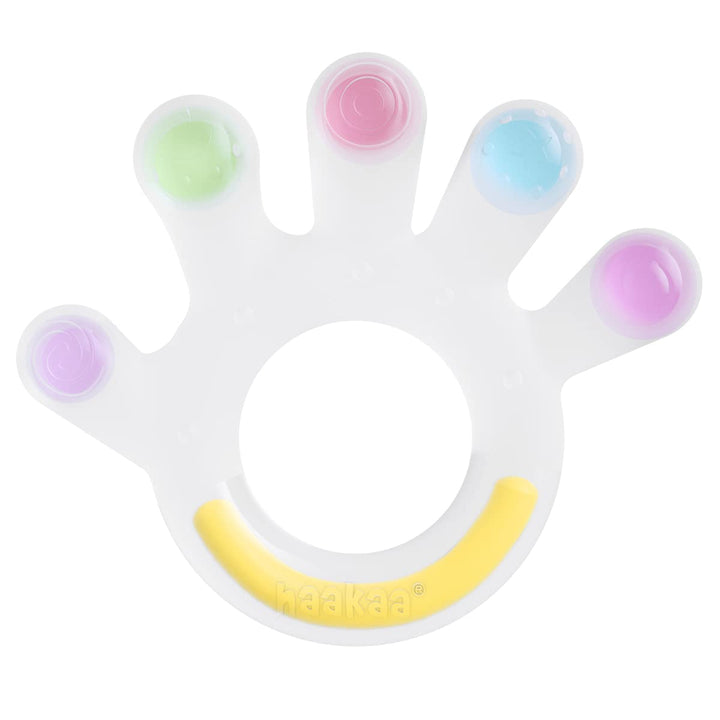 Haakaa Beissspielzeug für Baby, Silikon Beissringe für Babys ab 3 Monate, Baby Beissspielzeug Kauspi
