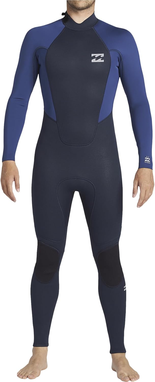 Billabong 4/3mm Intruder - Back-Zip-Neoprenanzug für Männer ABYW100203 Schwarz M Corto, Schwarz M Co