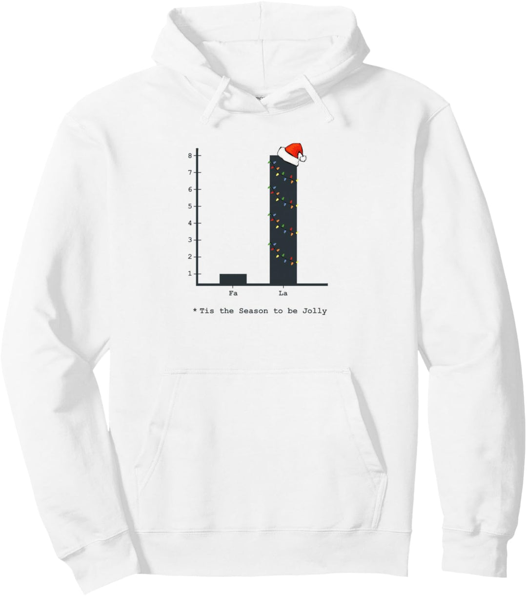 Christmas Carol Bar Graph - Fun Math Urlaub Pullover Hoodie