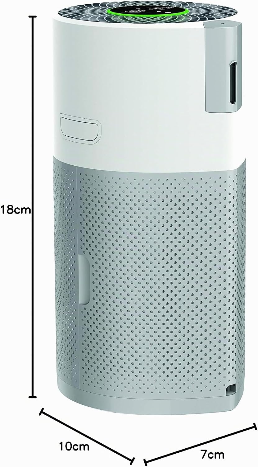 Hoover H-PURIFIER 500 Luftreiniger – mit HEPA-13 Filter für gute Luftqualität – Luftmesser mit CO-Wa
