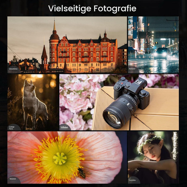 7artisans AF 135mm F1,8 Teleobjektiv für Nikon Z-Mount, Vollformat mit Autofokus, AF/MF, Festbrennwe