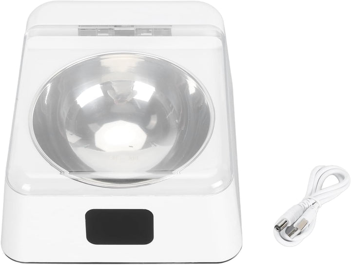 ciciglow Katzenfutterautomat mit Automatisch Öffnendem Deckel, Infrarotsensor, 2000 MAh, Abnehmbarer