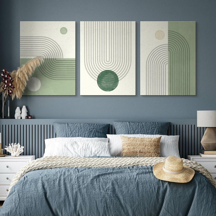 Muralo - Wandbilder Set - Leinwand Bilder Set Aufhängefertig - Bilder für Wohnzimmer Schlafzimmer -