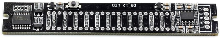 Musikspektrumanzeige, Dual 12-Bit Stereo Musik Audio Spektrum Füllstandsanzeige VU Meter, Einstellba