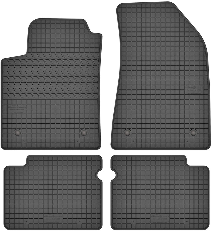 Gummimatten Gummi Fussmatten Satz für FIAT Bravo II (2006-2014) / Lancia Delta III (2008-2014) - Pas