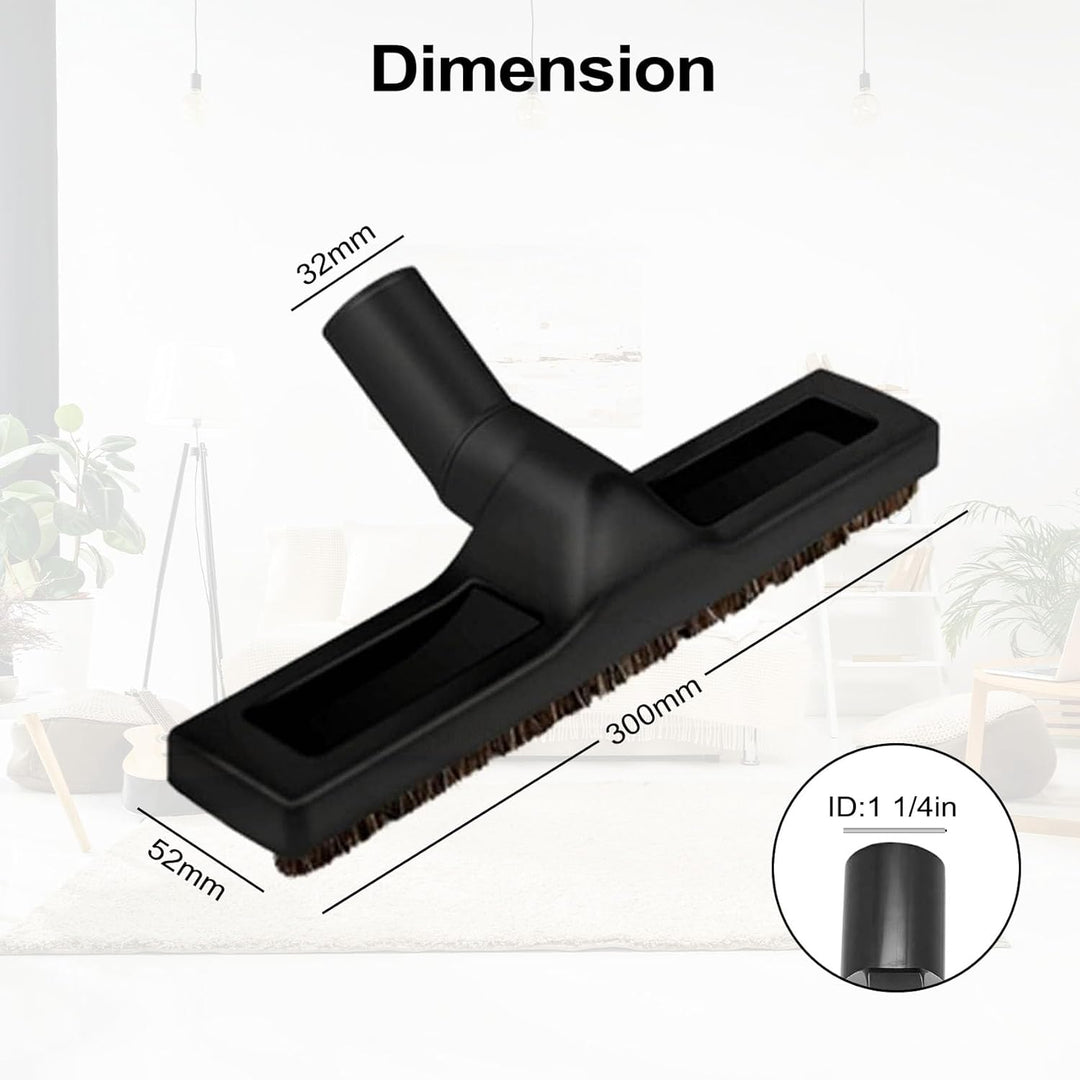 ANBOO 32 mm Premium Universal Bodendüse für AEG, Electrolux, Hoover, Rosshaarmaterial Hartbodendüse,