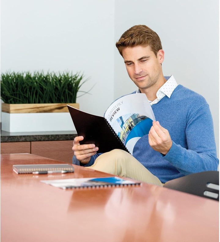 Fellowes Thermische Präsentationshüllen 2,5 cm, Schwarz, 240 Blatt (5257001)