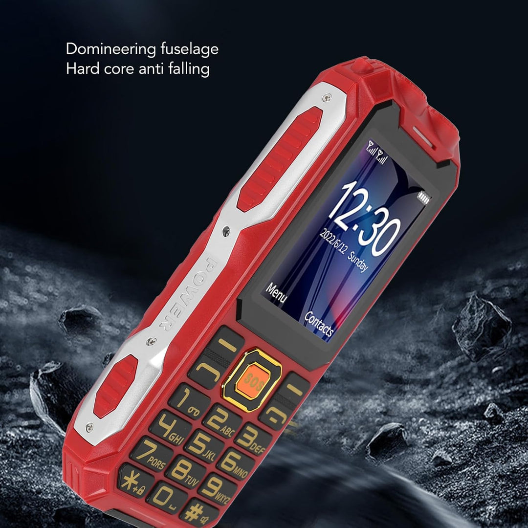 Cuifati Robustes Senioren-Handy, 4G-Dual-SIM-Handy mit Grossen Tasten für ältere Menschen mit 2,6-Zo