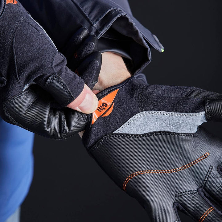 Gill Championship Segelhandschuhe - Kurzfinger mit ¾ Langen Fingern - Dura-Grip Gewebe, 50+ UV-Sonne