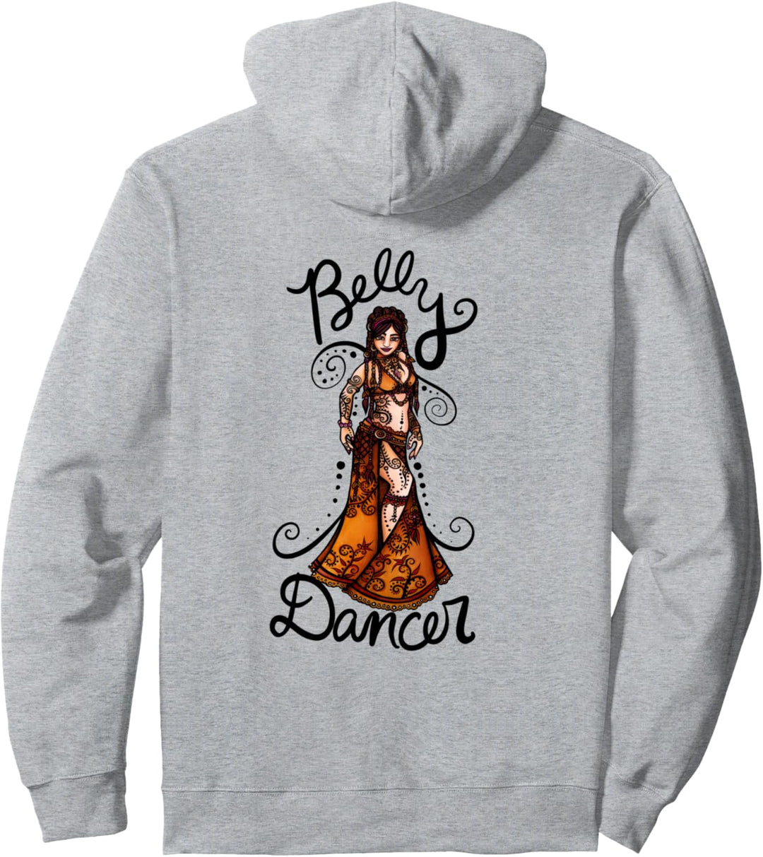 Belly Dancer Capricorn Art Pullover Hoodie
