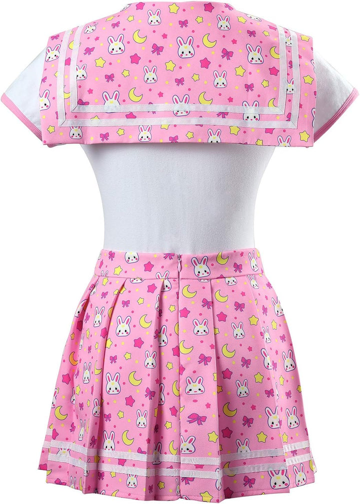 LittleForBig Baumwolle Strampler Onesie Pyjamas Bodysuit - Klassische Japanische Schulmädchen Kleid