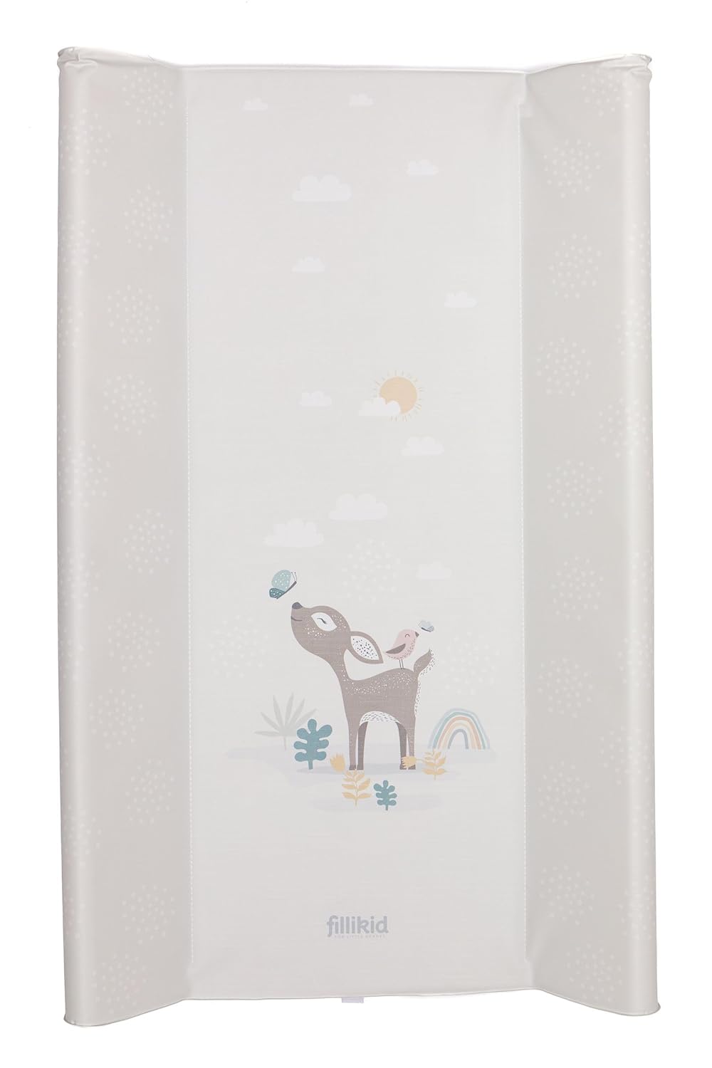 Fillikid Wickelplatte inkl. Wickelauflage Exklusiv | Wickelaufsatz zum Aufsetzen auf Baby- & Kinderb