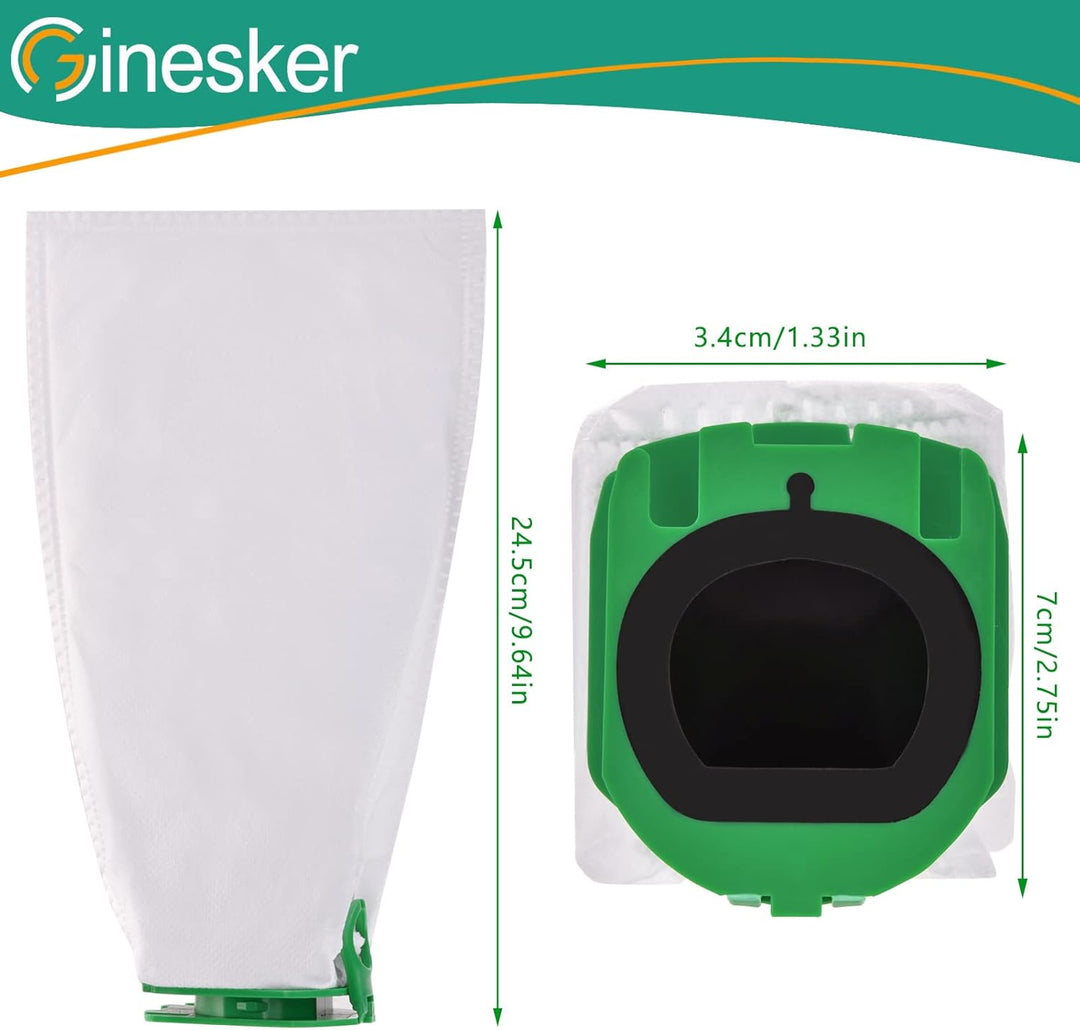 Staubsaugerbeutel für Vorwerk Kobold VB100 10 Stück Staubbeutel mit 2 Motorschutzfilter Filtertüten