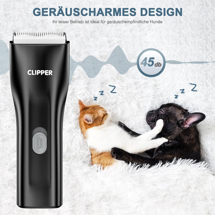Ankilo Neuste Elektrische Hundeschermaschine,Haustier Haarschneidemaschinen für Hunde und Katzen,USB