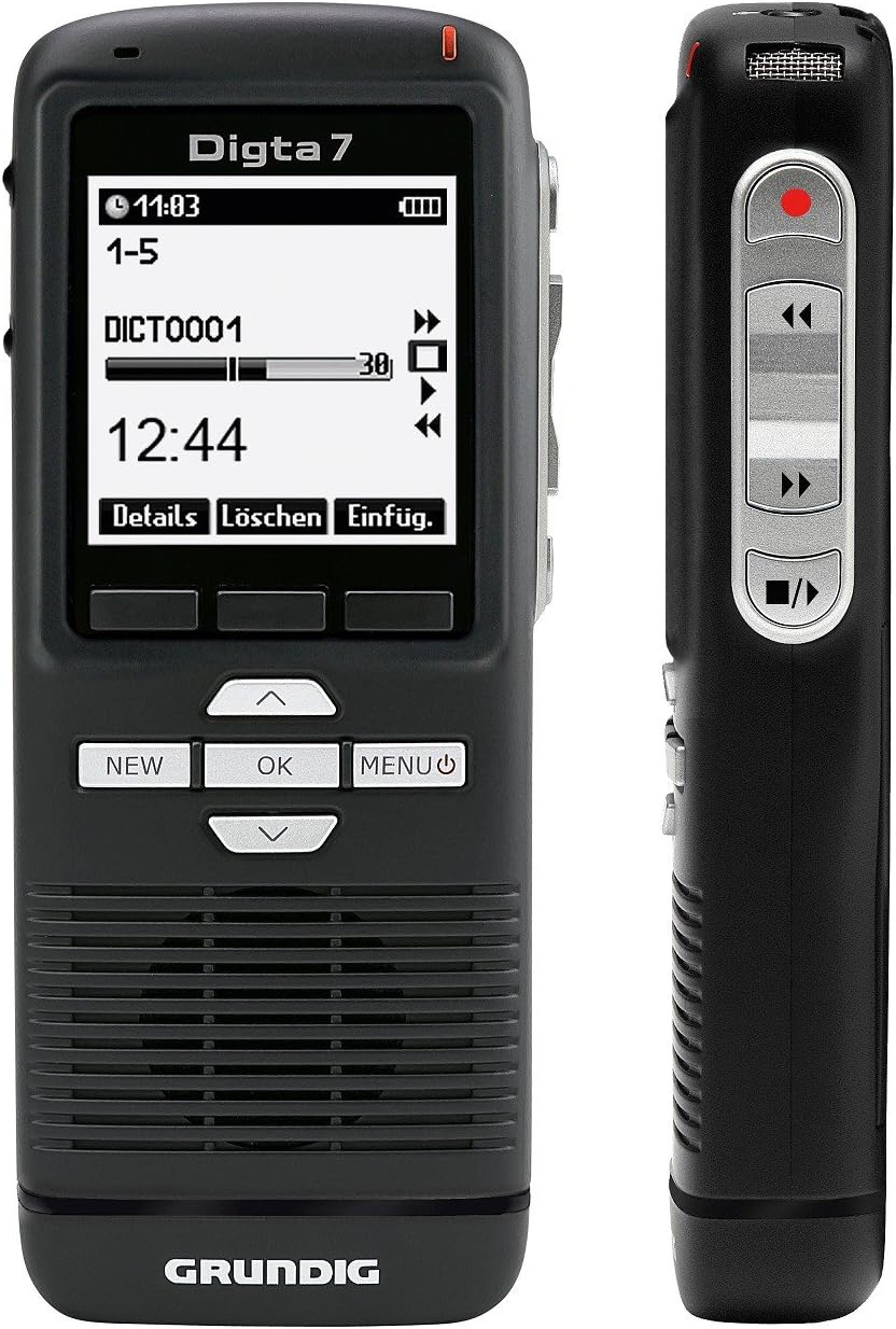 Grundig PDM7010-12 Digitales Diktiergerät Digta 701 Push