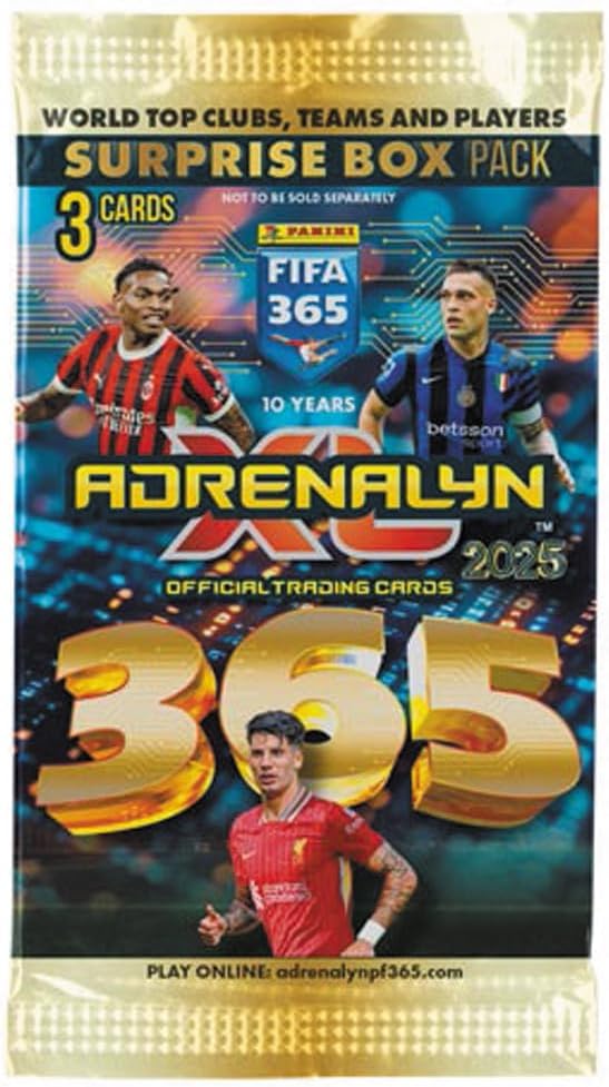 365 Adrenalyn XL 2025 Trading Cards - 1 Adventskalender