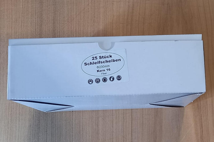 Fiberscheiben Eckra Ø 230 mm 25 Stück P 16 Fiberschleifscheiben Schleifscheiben