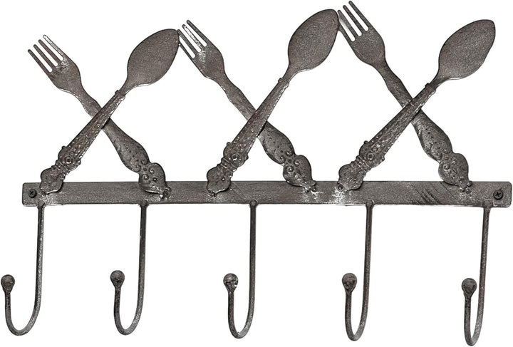 DanDiBo Handtuchhaken Handtuchleiste 96253 Handtuchhalter Küche Metall Hakenleiste Vintage Garderobe