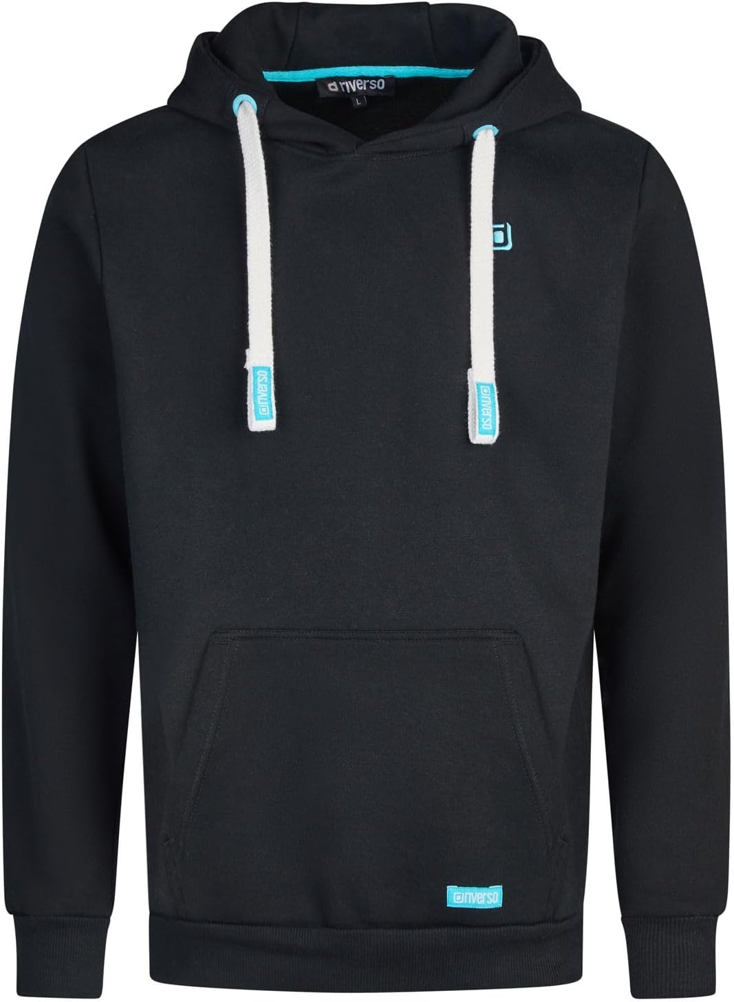 riverso Hoodie Herren Regular Fit RIVLinus Kapuzenpullover Pullover Sweatshirt Streetwear Grau Braun