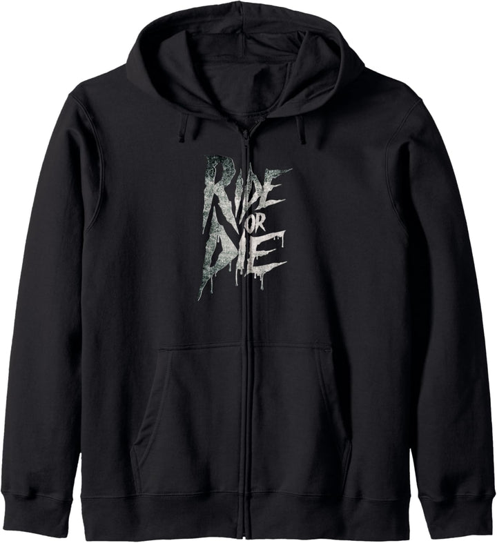 Ride or Die - Fahrrad Geschenk für Mountainbiker Kapuzenjacke