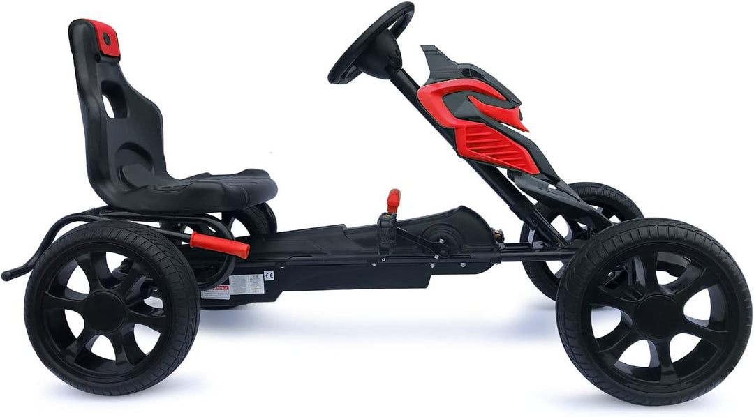 Kinder Pedal Go Kart - 5-12 Jahre, Mit Pedal, Shaum Reifen Eva Wheels