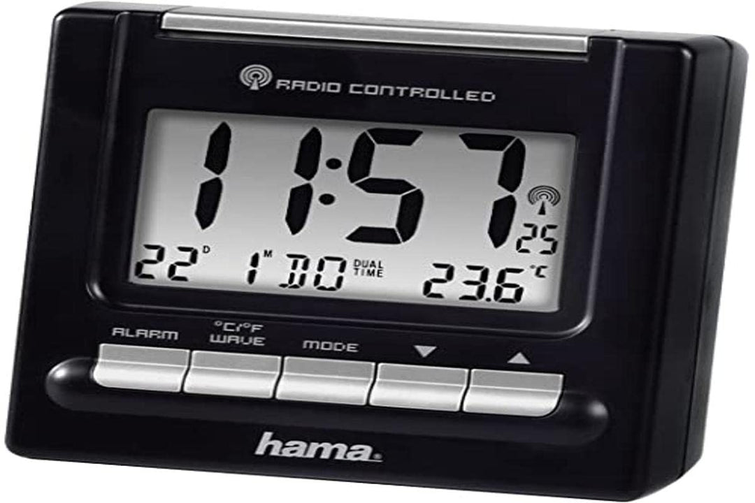 Hama Radiowecker Digital, Schwarz, S