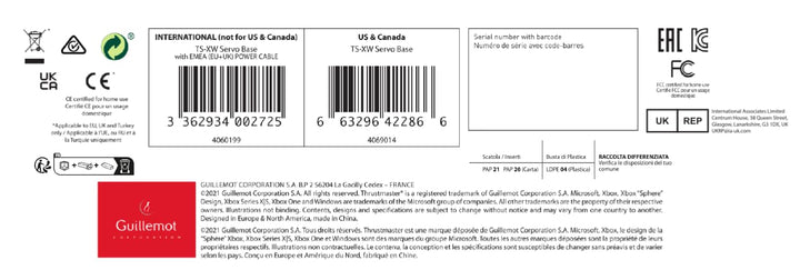 Thrustmaster TS-XW Servo Base, Force-Feedback-Lenkradbasis, Leistungsstarker bürstenloser Servomotor