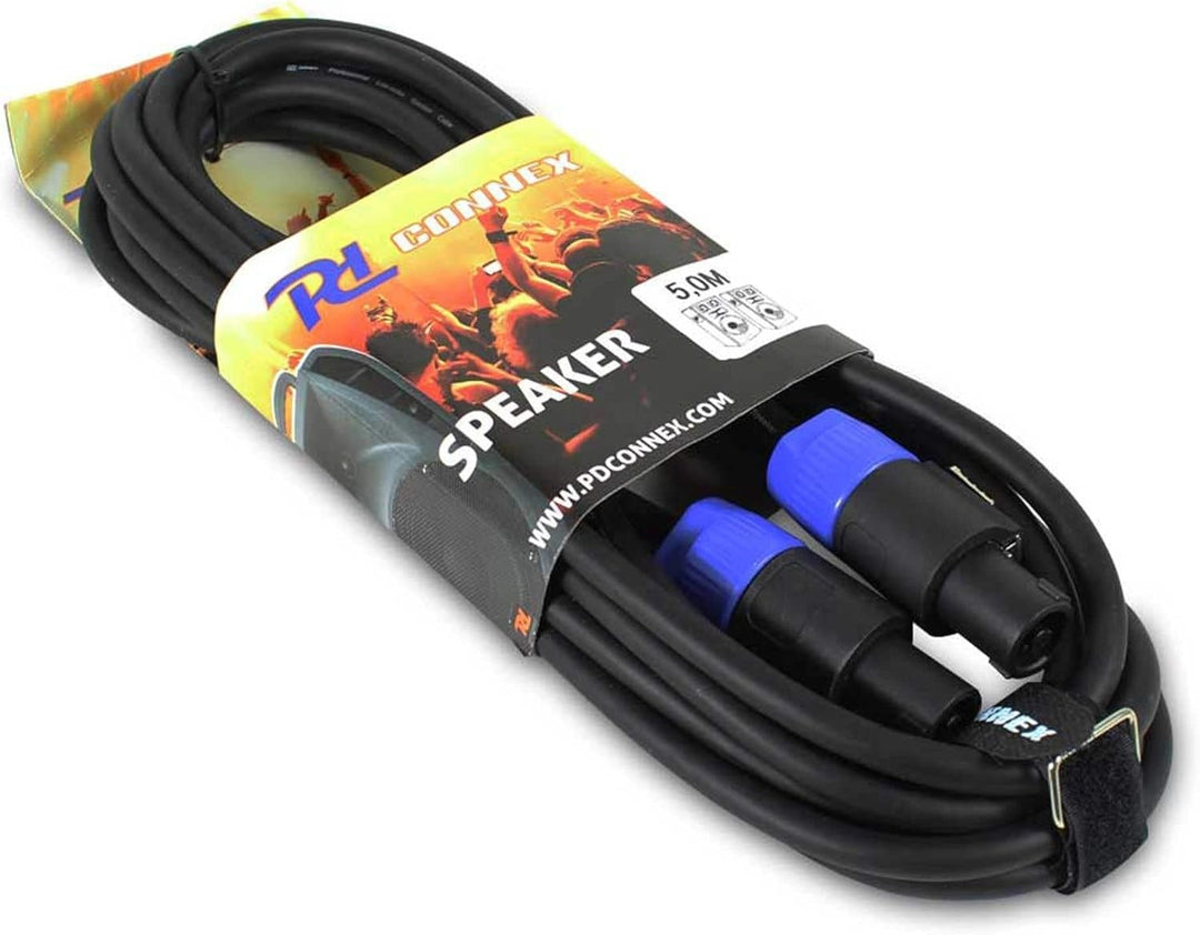 PD Connex Lautsprecherkabel Speakon NL2 2x 1,5 mm2-5 Meter, 5 Meter