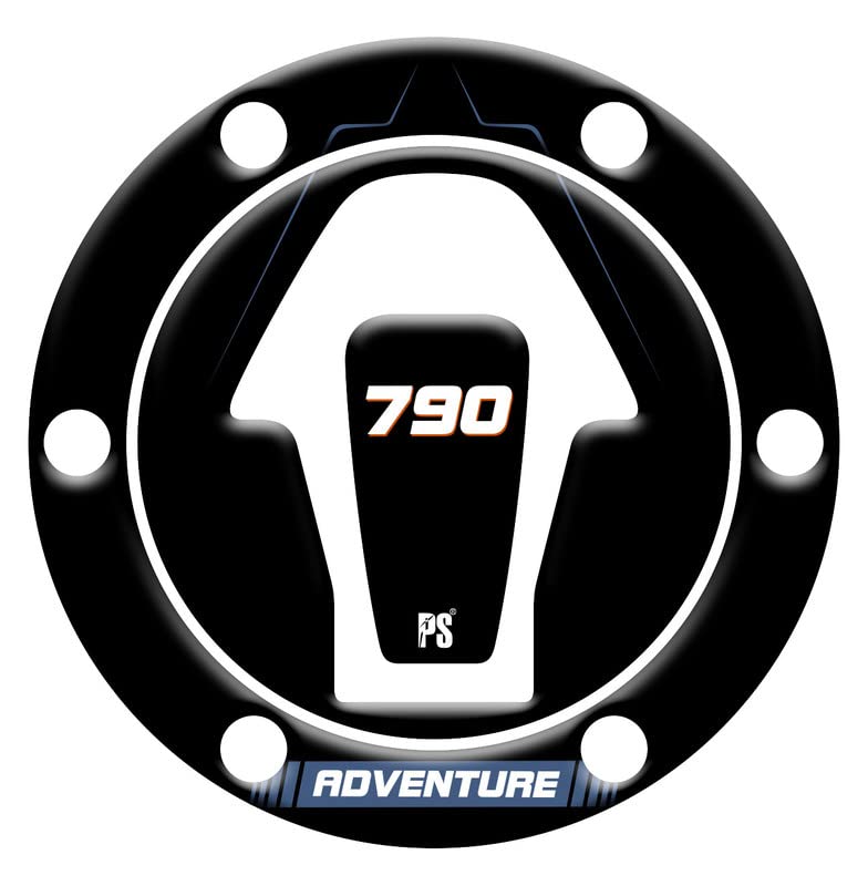 Paraserbatoio.it Aufkleber mit 3D-Effekt, Tankschutz aus Harz, kompatibel mit KTM 790 Adventure - Sc
