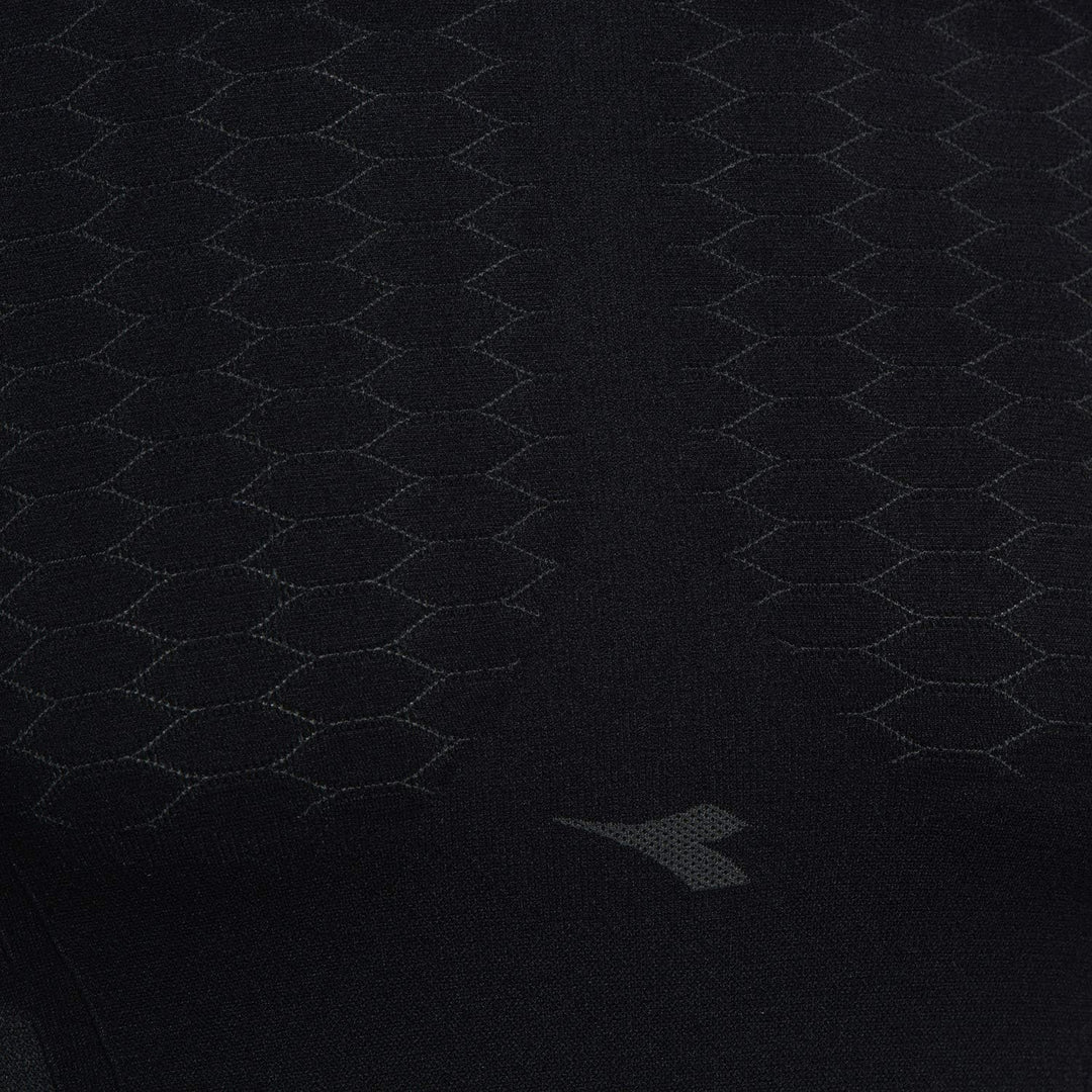 Diadora LS T-Shirt ACT - Herren SKI- & SPORTUNTERWÄSCHE - Hidden Power Active - Grösse L/XL (Schwarz