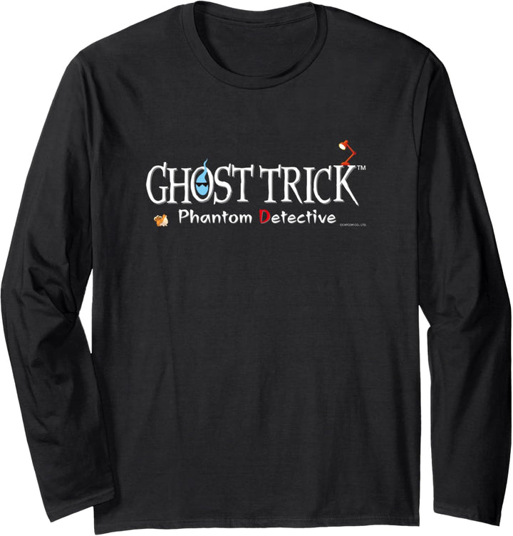 GHOST TRICK Logo Langarmshirt