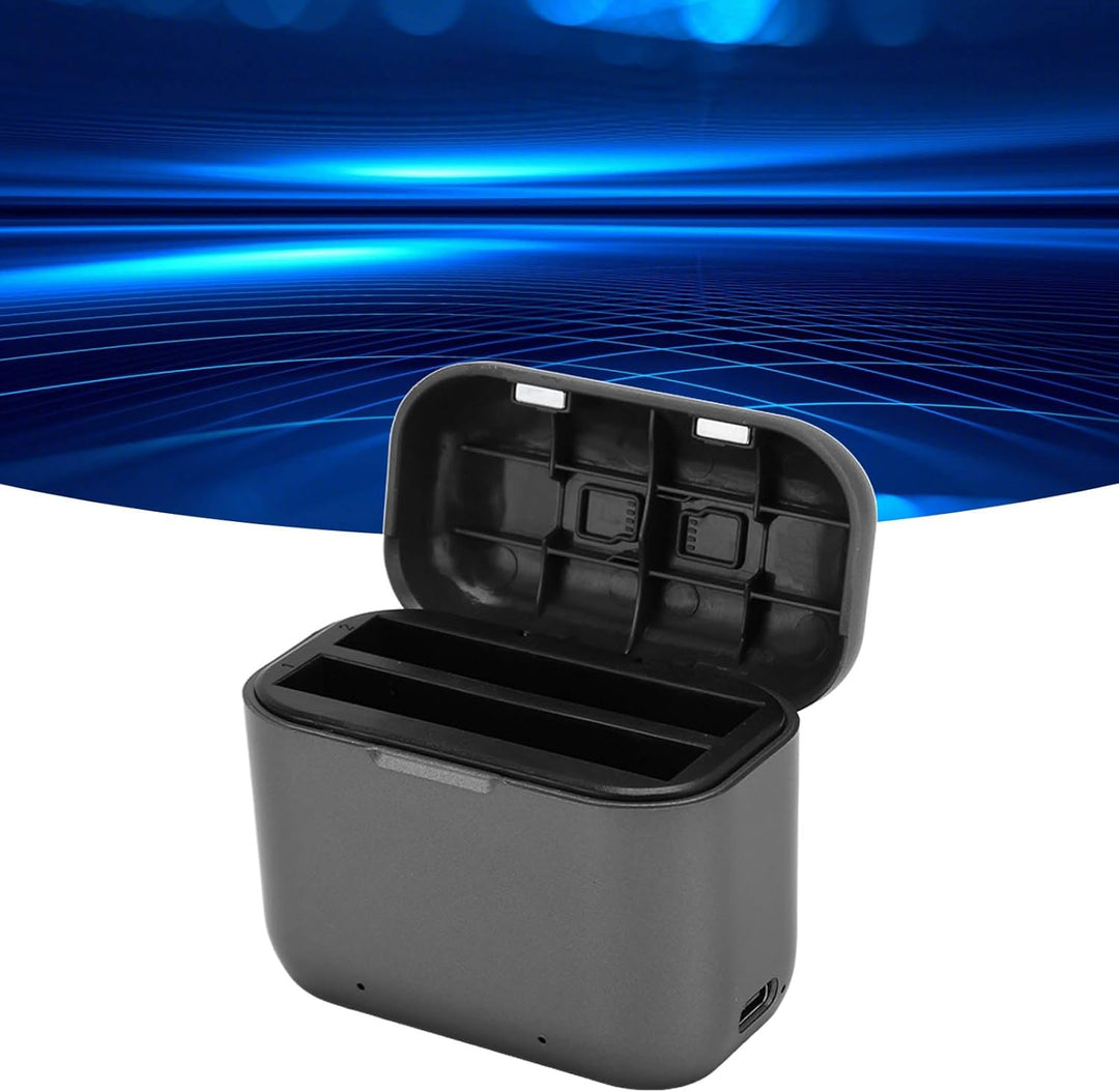 Schnelllade-Hub für X3, Zweikanal-Ladestation mit LED-Anzeige, Typ-C, 2-Kanal-Ladespeicherstation