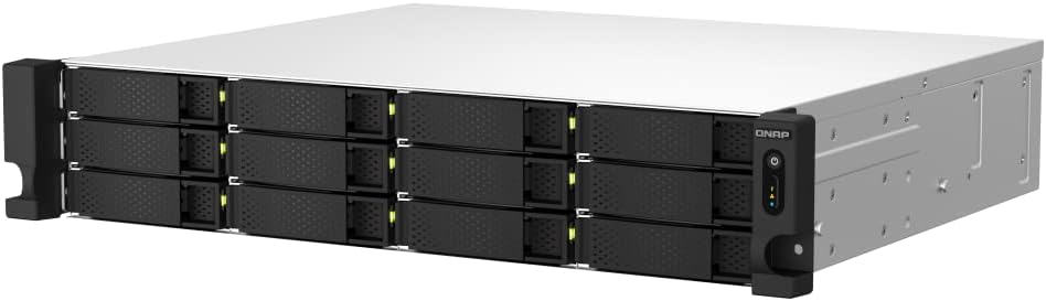 QNAP NAS TS-1264U-RP-8G 12bay 2HE (Quad-Core Rackmount-NAS mit Dual-Port 2,5GbE und PCIe-Erweiterung