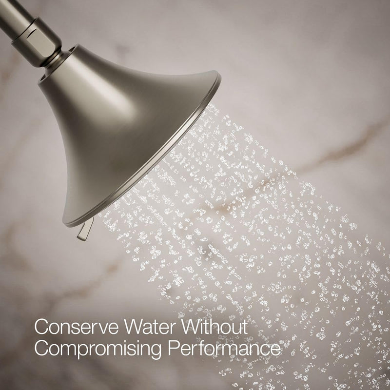 Kohler 22169-G-BN Forte Duschkopf, Gebürstetes Nickel 6,6 l/min Gebürstetes Nickel, 6,6 l/min Gebürs