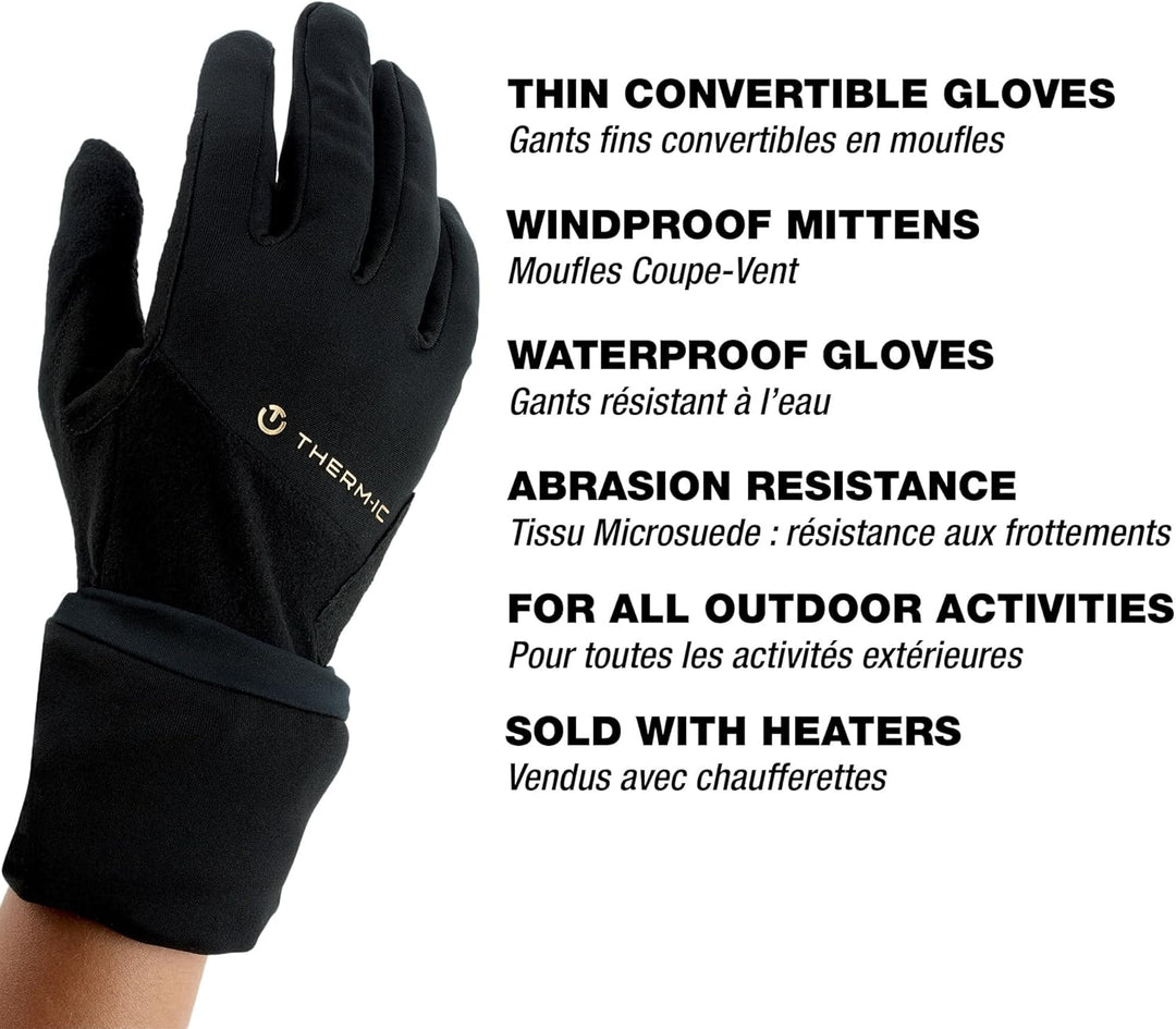 Therm-ic Versatil Light Gloves M Schwarz, M Schwarz