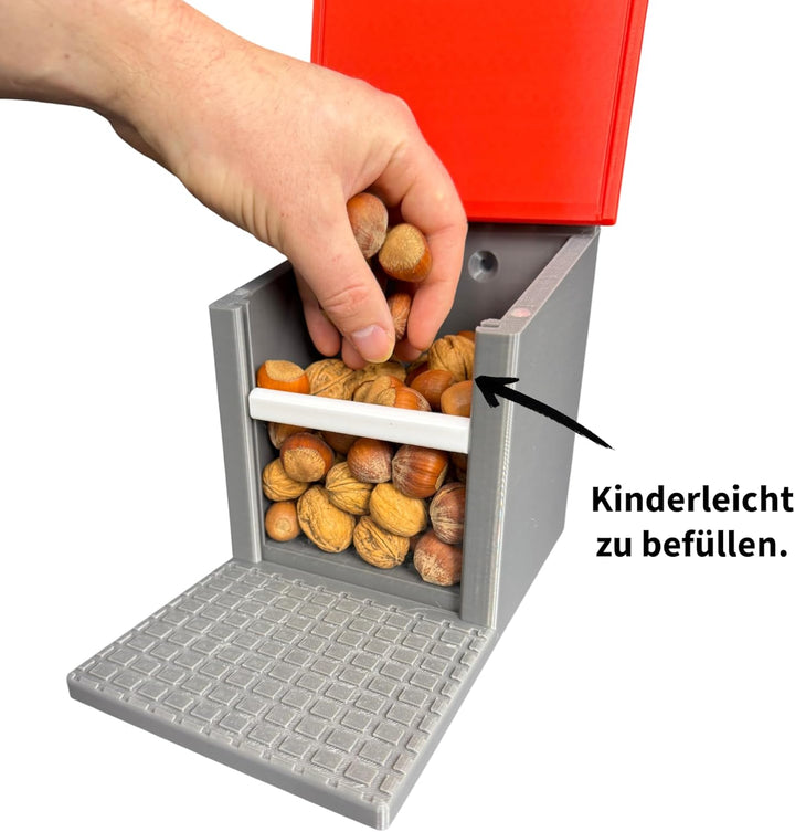 Eichhörnchen-Futterhaus – absolut witterungsbeständig, tierfreundlich, sehr langlebig und robust (Gr