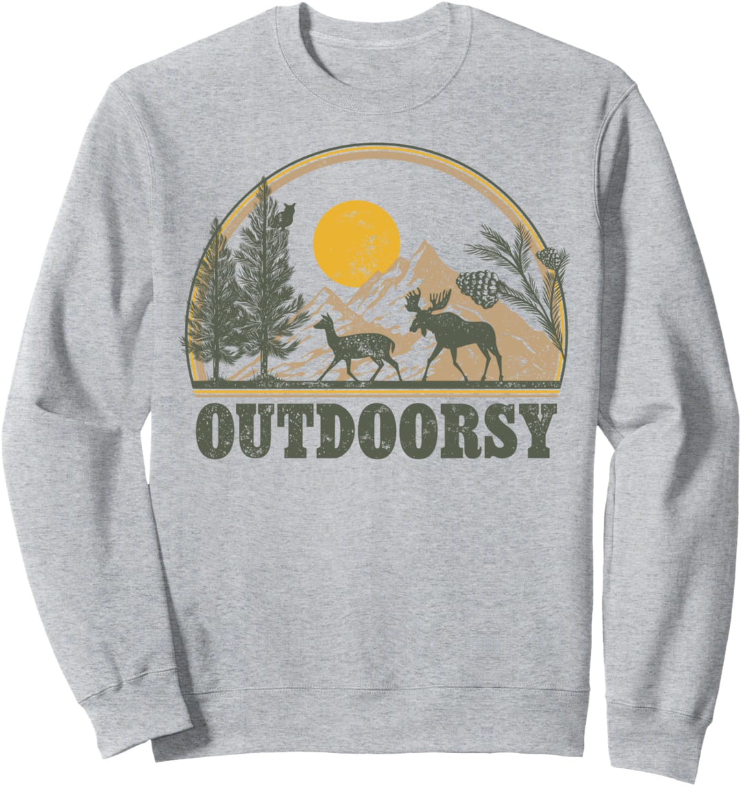 Trendy Outdoorsy Landscape Sweatshirt
