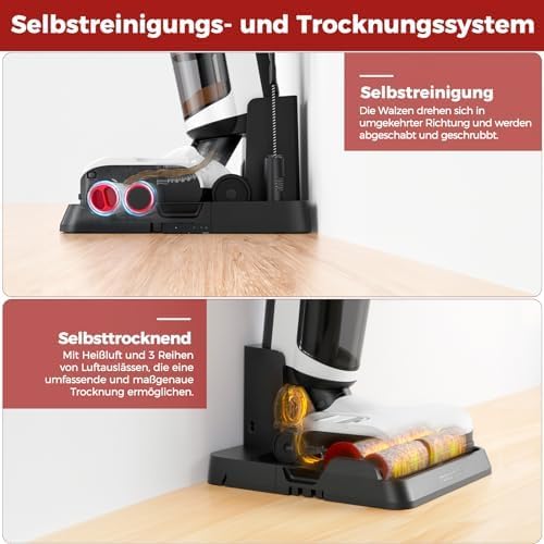 roborock Dyad Pro Combo 5-in-1 Nass Trockensauger Kabelloser 17000Pa Wischsauger mit Akku Staubsauge