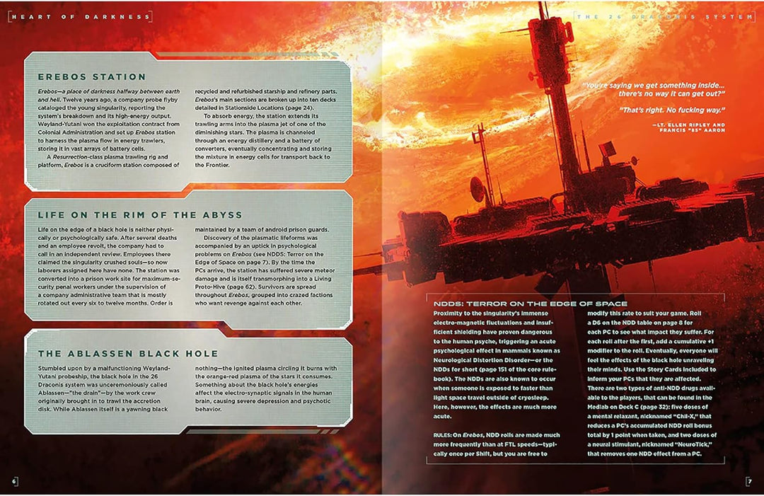 Free League Verlag: Alien RPG: Heart of Darkness - Erweiterungs-Hardcover-Buch, Alien-RPG-Core-Regel