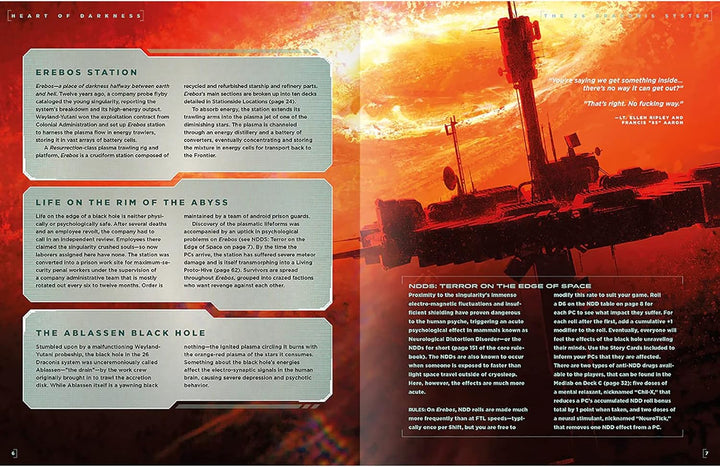 Free League Verlag: Alien RPG: Heart of Darkness - Erweiterungs-Hardcover-Buch, Alien-RPG-Core-Regel