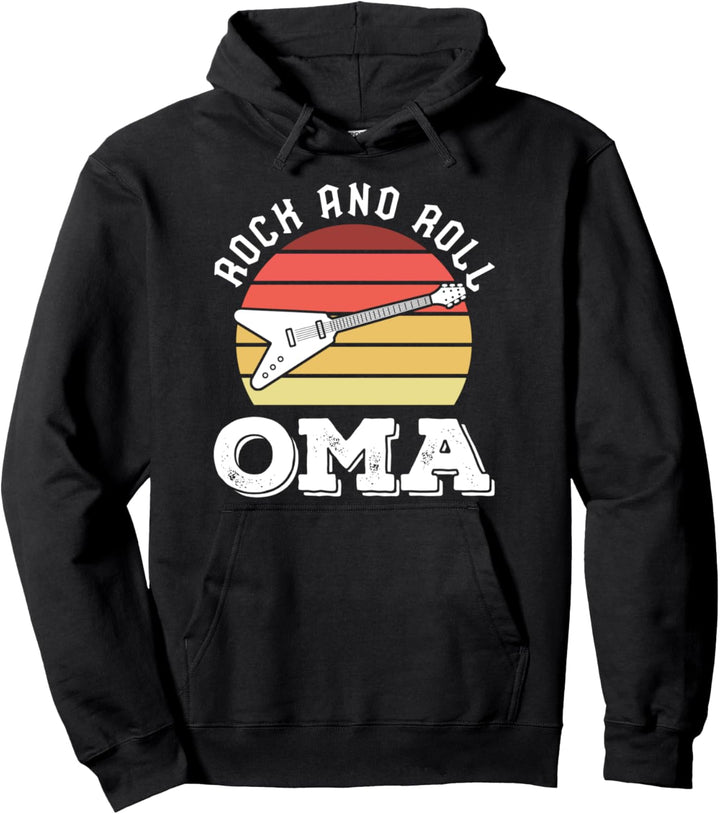 Rock and Roll Oma Rockmusik Pullover Hoodie