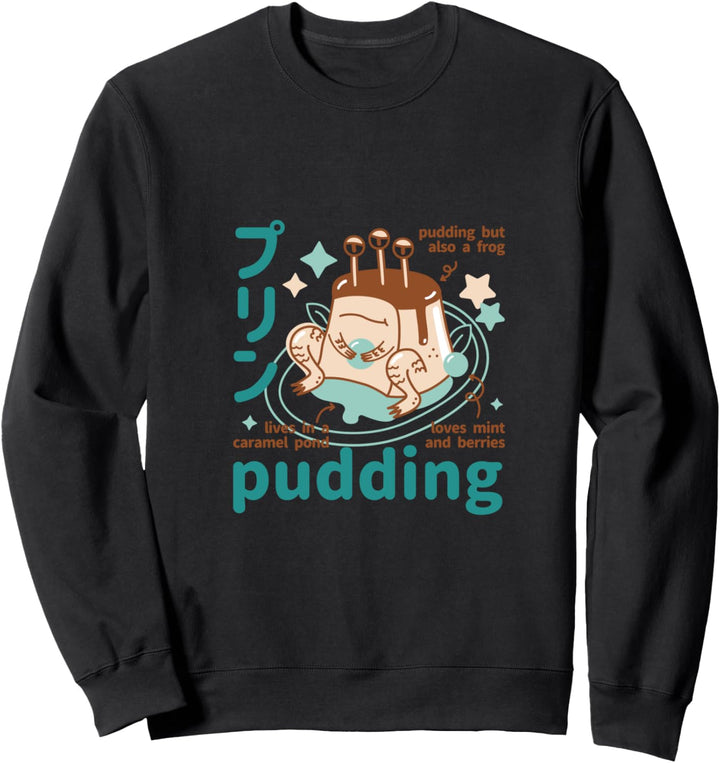 Lustiges japanisches Puddingmonster l Cooles Japan Motiv Sweatshirt