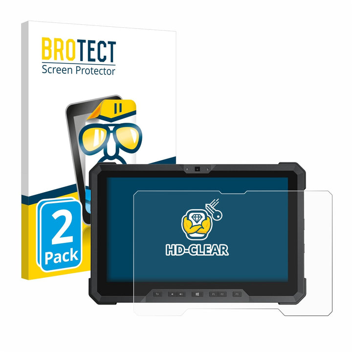 BROTECT (2 Stück Schutzfolie für Dell Latitude 12 Rugged 7212 Displayschutz Folie Made in Germany, U