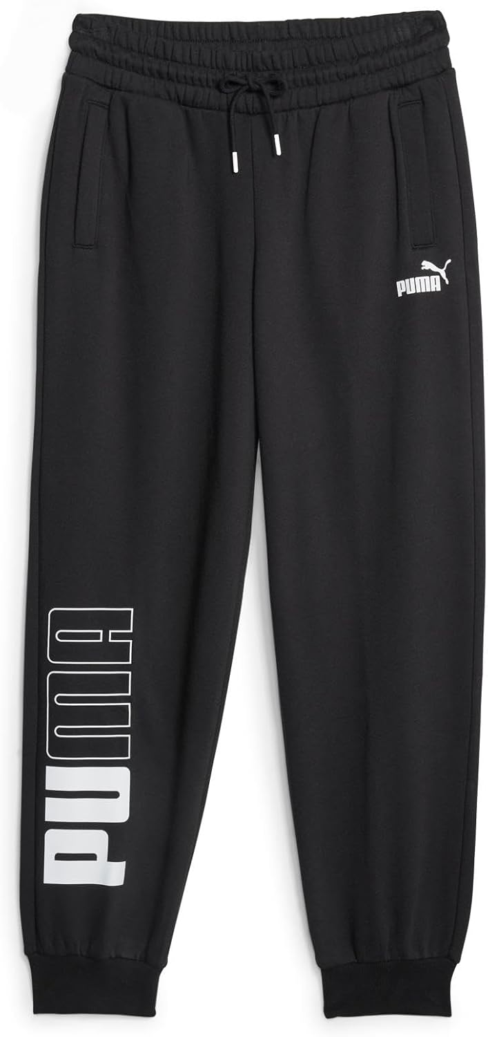PUMA Damen Power Colorblock Sweatpants FL Strickhose XS Puma Schwarz, XS Puma Schwarz