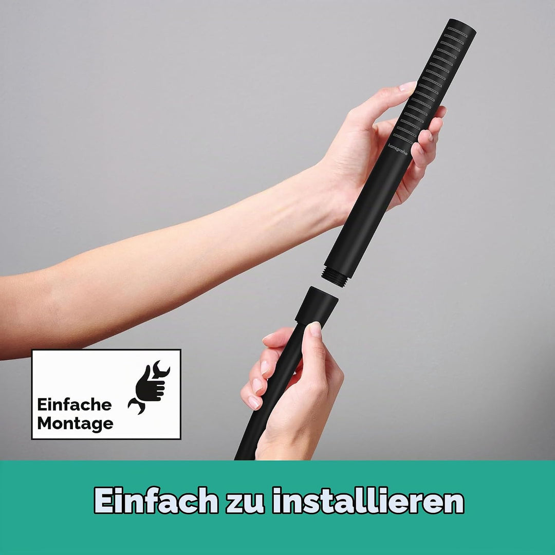 hansgrohe Pulsify S - wassersparender Duschkopf 5,4 l/min (EcoSmart+), Handbrause mit 1 Strahlart (P