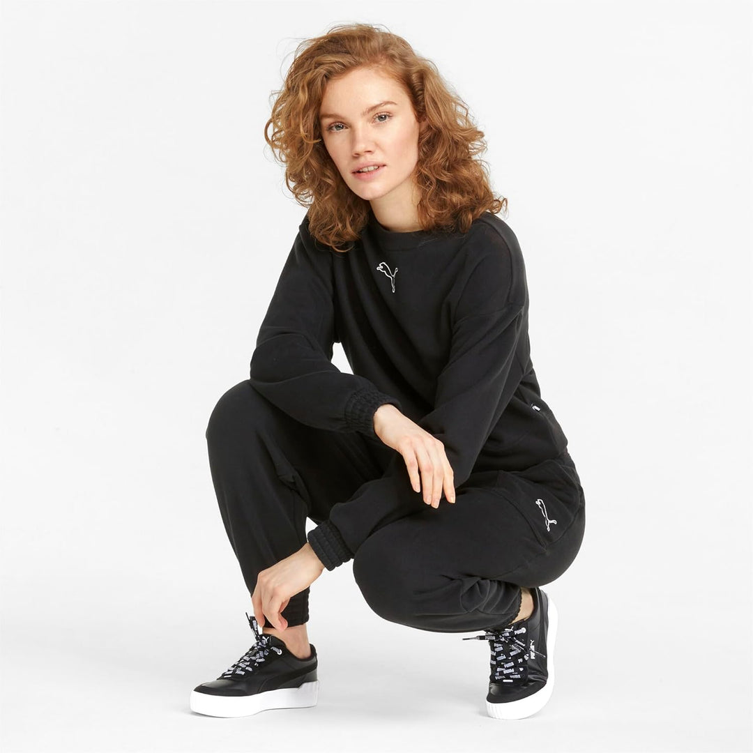 PUMA Damen Loungewear Anzug Tr Trainingsanzug S Puma Black, S Puma Black